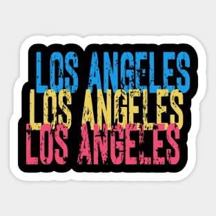 Los Angeles Los Angeles Los Angeles Sticker